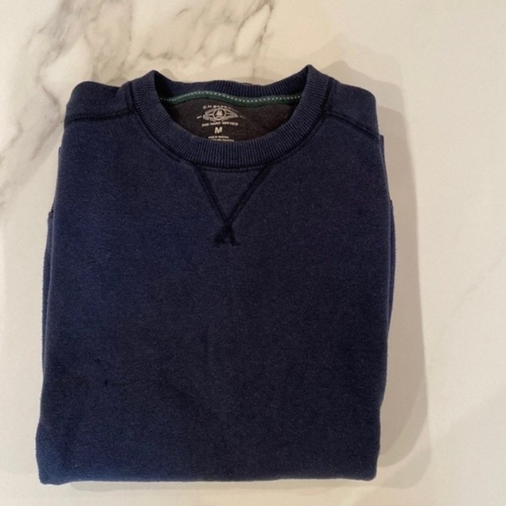 G.H.Bass & CO. Men’s Navy Sweatshirt | Size Medium